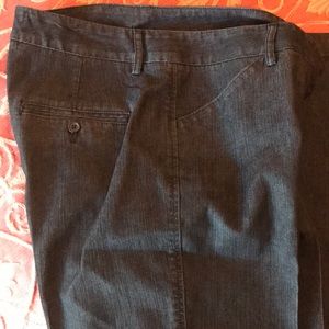 Express (black-editor) wide leg jeans
